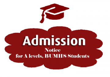 Admission Notice