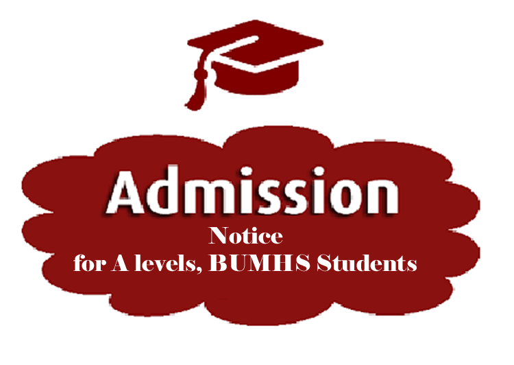 Admission Notice